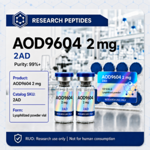 AOD9604 - 2mg x 10 vials / box - $110