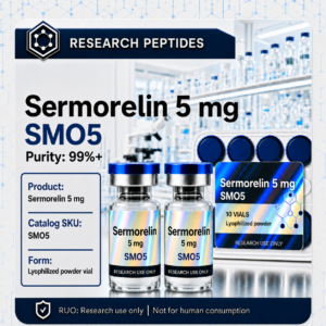 Sermorelin - 5mg x 10 vials / box - $180